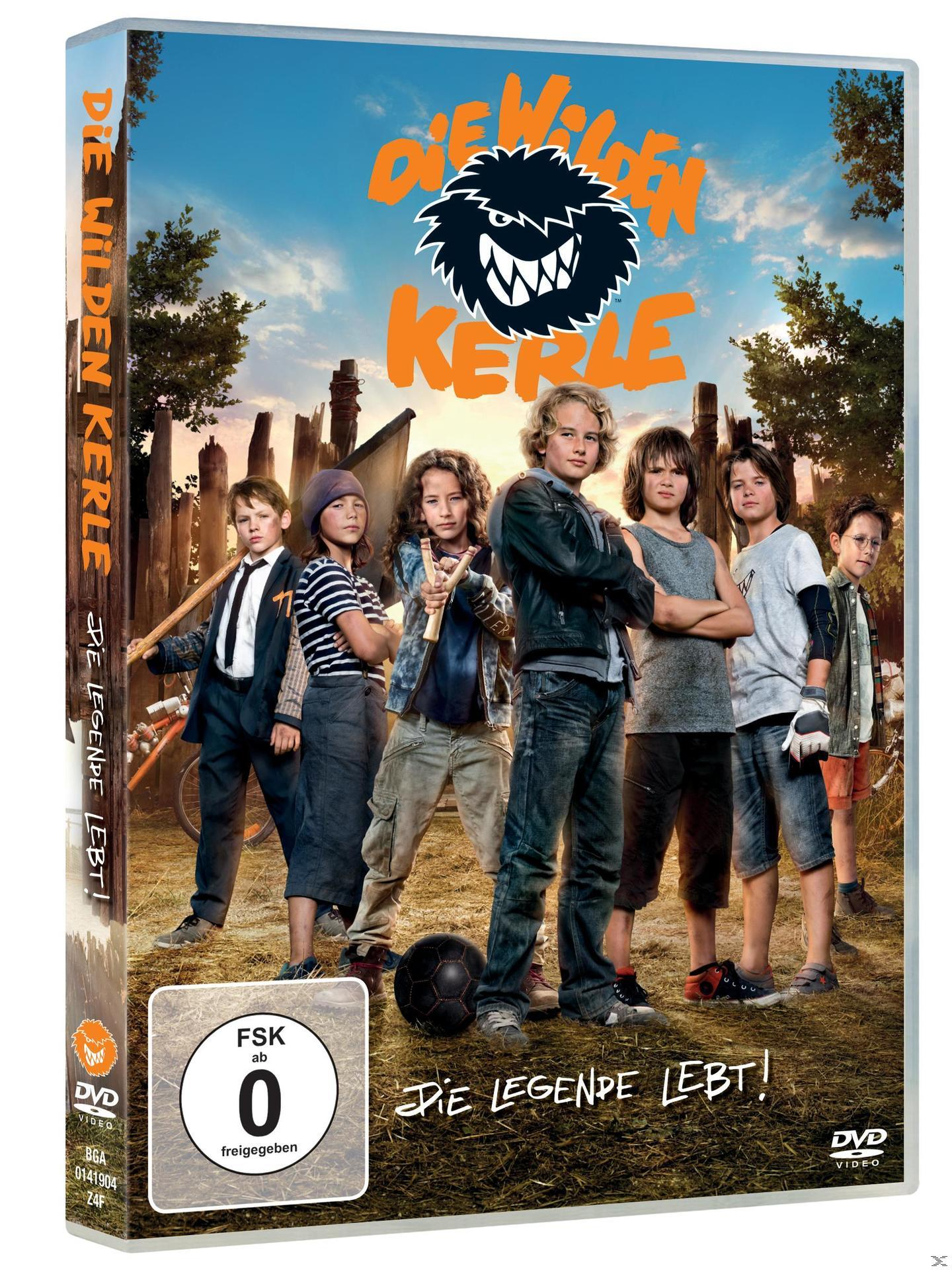 DVD-Cover mit 7 Jungen. Titel oben. Der Hintergrund ist ein Wald. Deutscher Text befindet sich auf dem Cover.