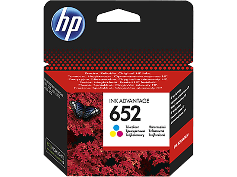 HP F6V24AE No. 652 eredeti színes tintapatron