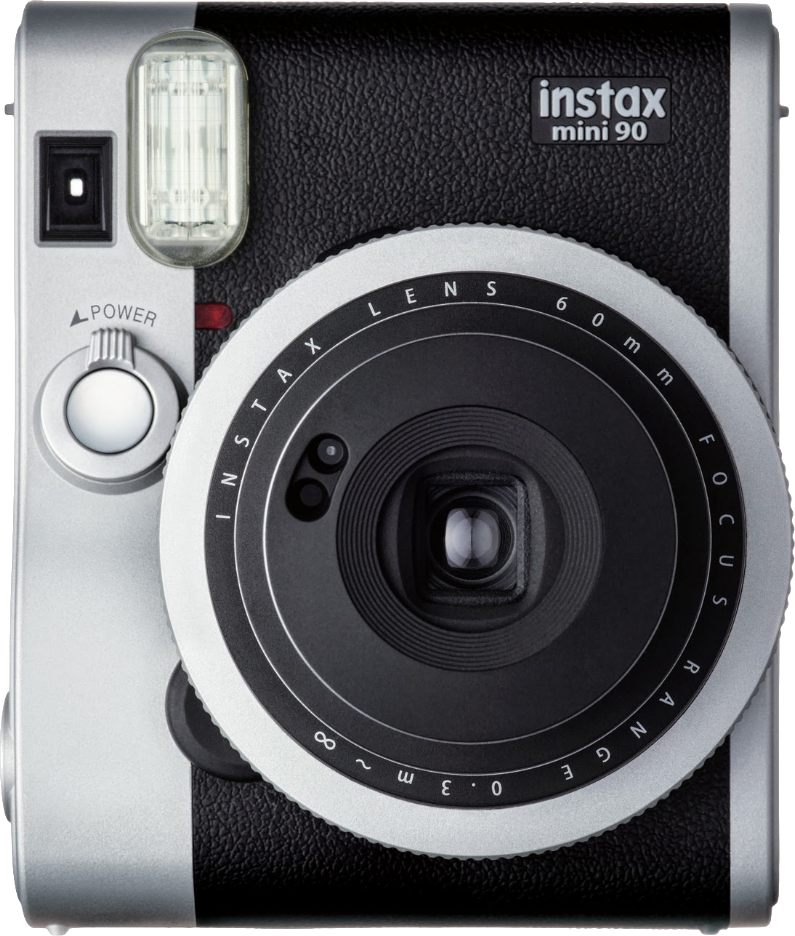 FUJI Sofortbildkamera Instax Mini 90 Neo Classic, schwarz