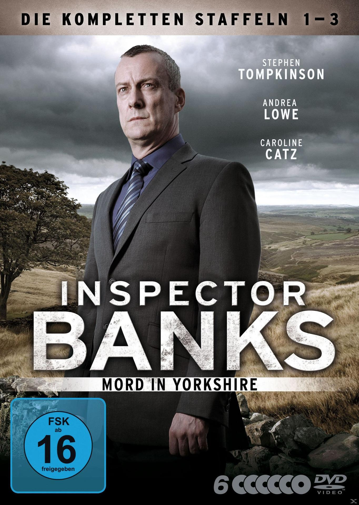 DVD-Cover von Inspector Banks: Mord in Yorkshire, mit Schauspielern und Titel.