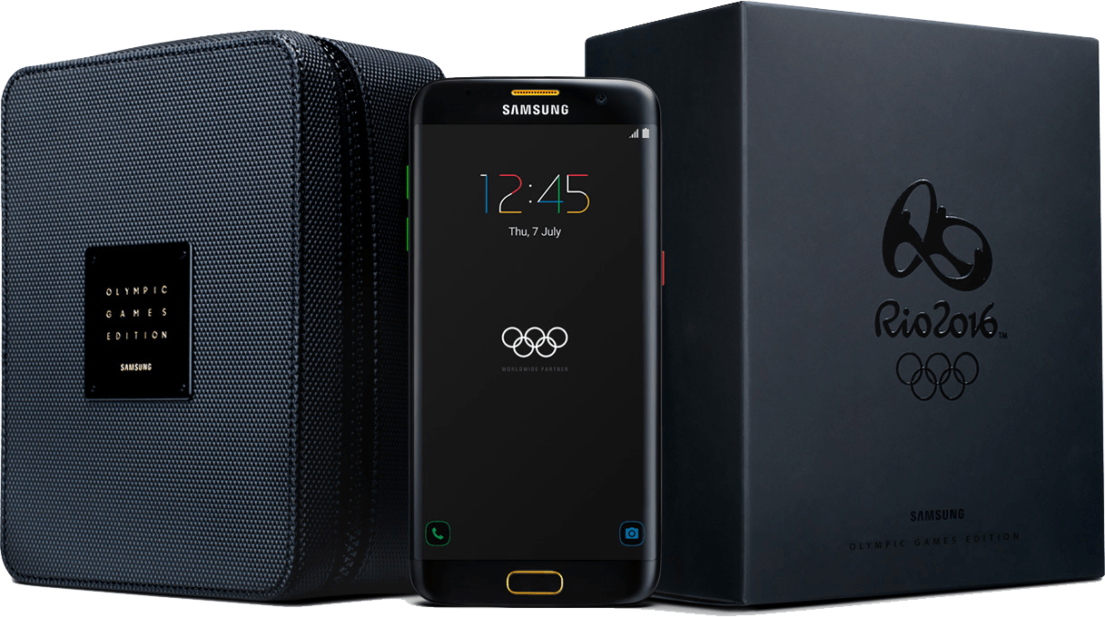 SAMSUNG Galaxy S7 Edge Olympic Games Edition 32 GB Schwarz