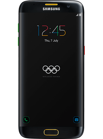 SAMSUNG Galaxy S7 Edge Olympic Games Edition 32 GB Schwarz