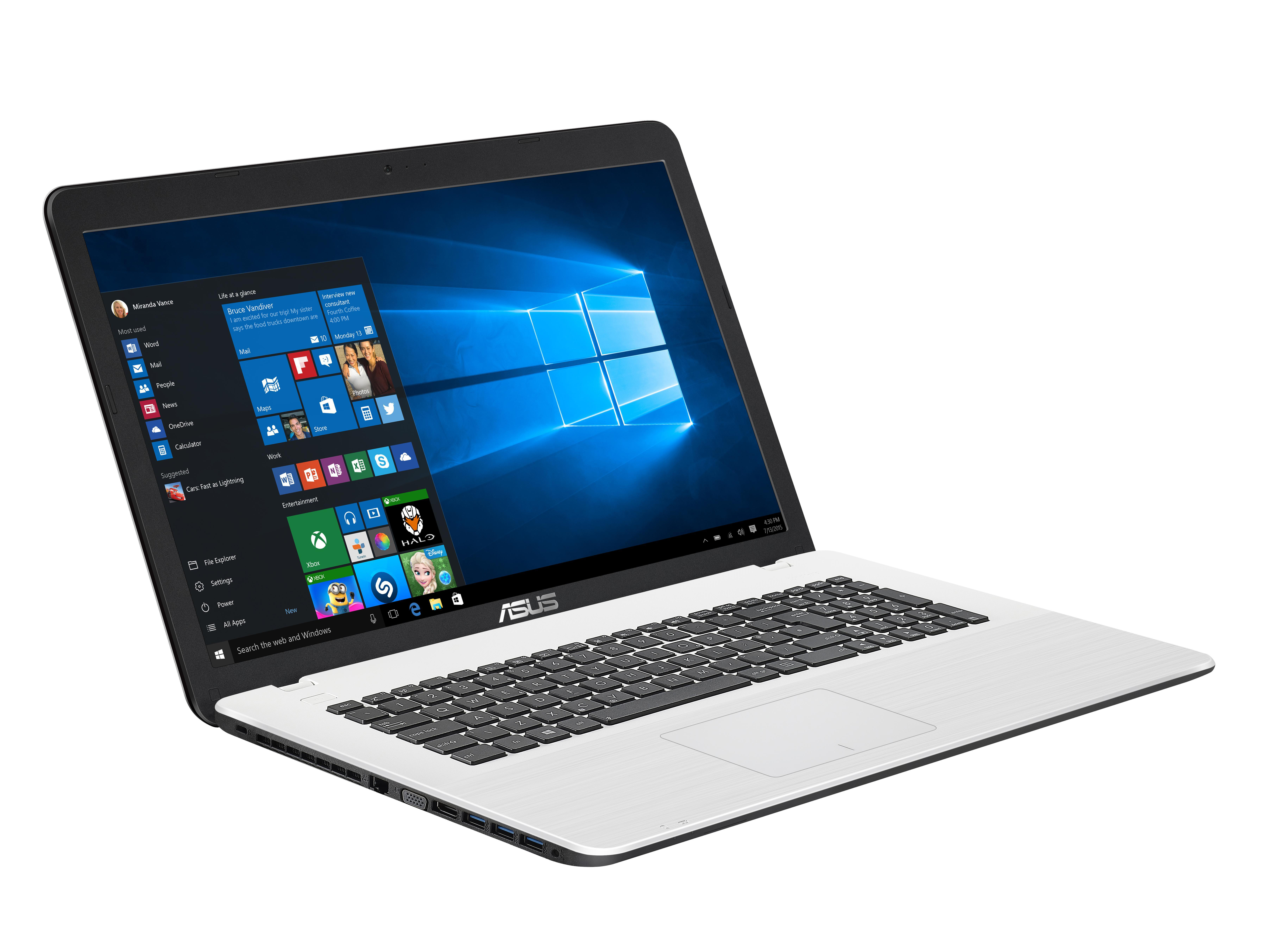 ASUS R752SA-TY143T - 17,3 Zoll - Intel® Pentium® N3700 - 8 GB - 1 TB - Intel® HD Graphics - Windows 10 Home (64 Bit)