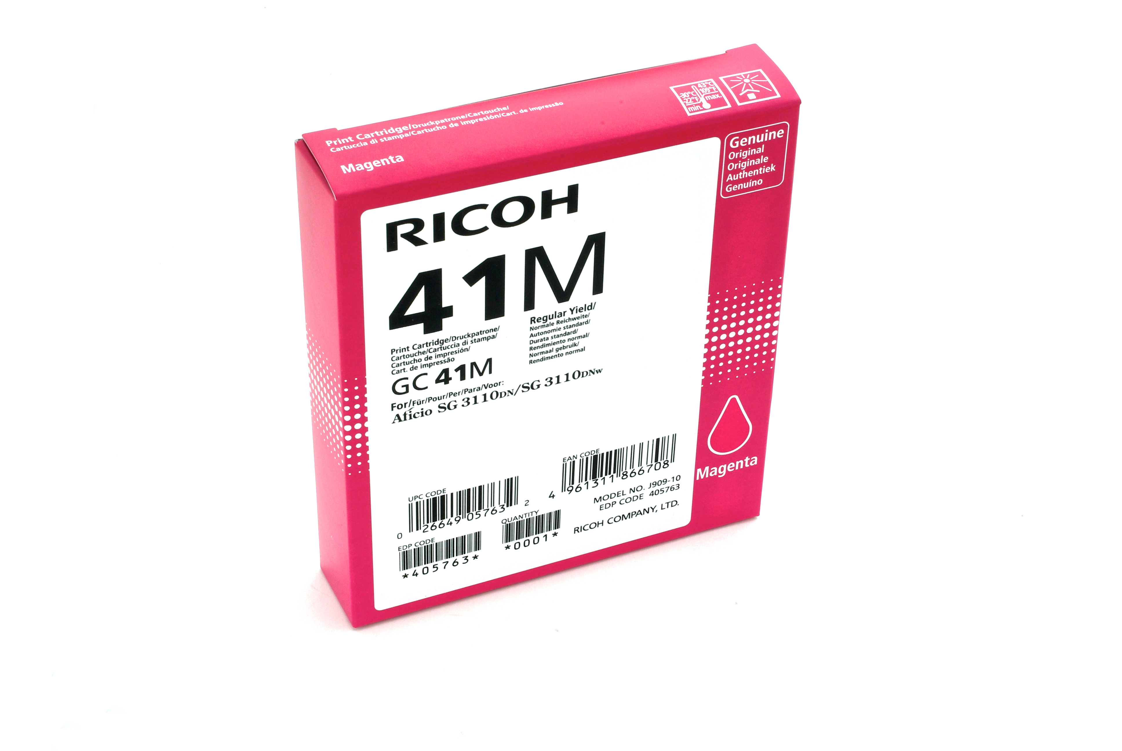 RICOH GC41M Tintenpatrone Magenta (405763)