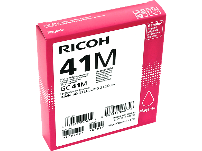 (405763) Tintenpatrone Magenta RICOH GC41M