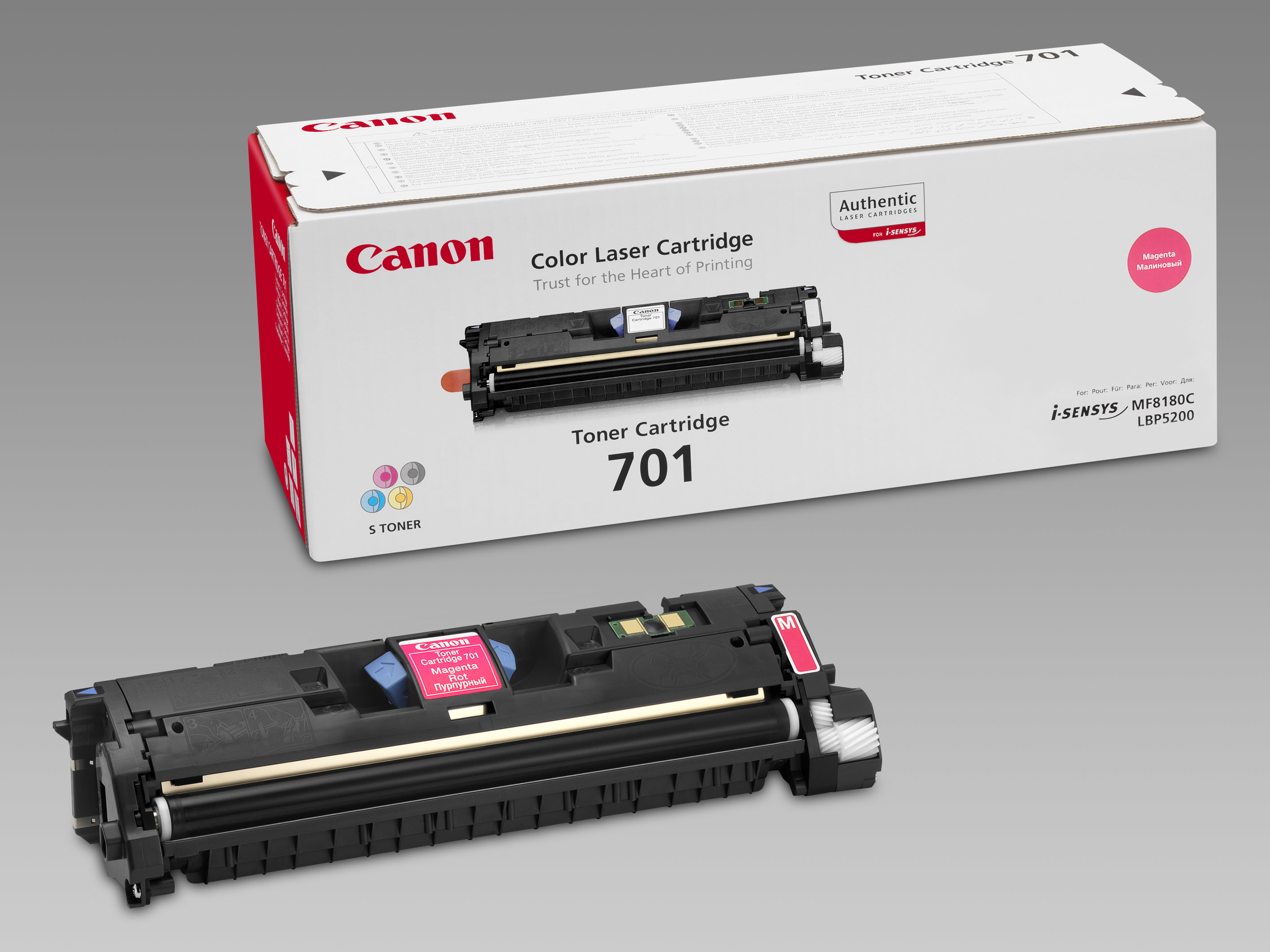 Laser Magenta CRG 9289A003AA 701L CANON