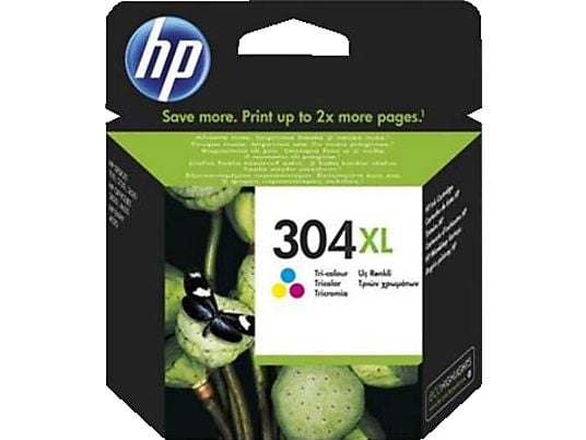 HP 304XL, cyan/magenta/gelb (N9K07AE#UUS)