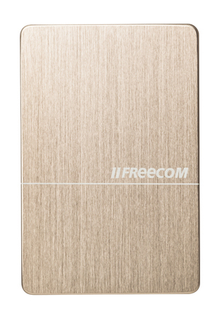 FREECOM 56382 Festplatte, 2 TB HDD, 2,5 Zoll, extern, Gold