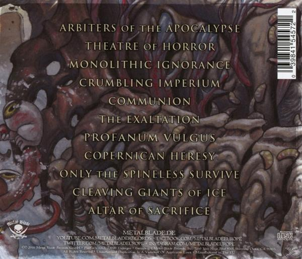 CD-Cover mit einer Liste von Songtiteln.