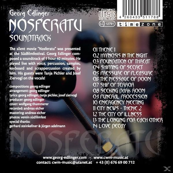 Georg Edlinger - (CD) Nosferatu-Soundtrack 