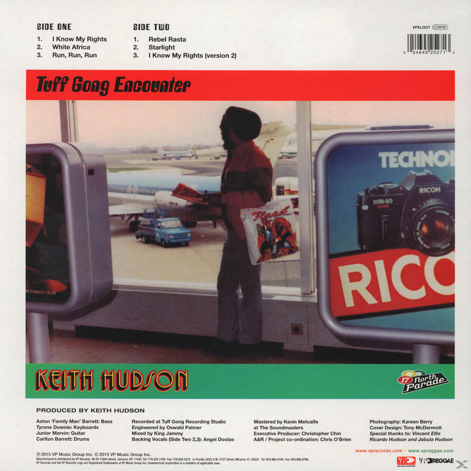 (Vinyl) Hudson Gong Keith - - Tuff Encounter