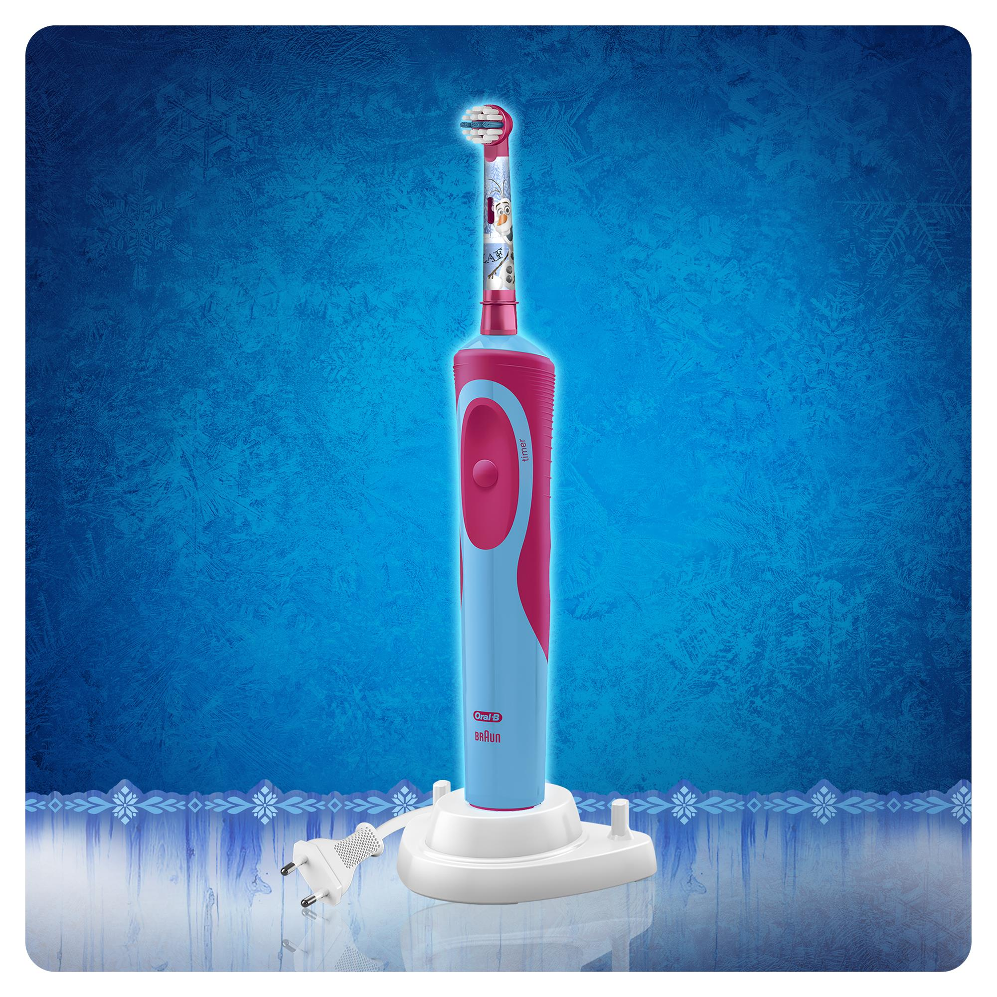 ORAL-B Stages Power Frozen elektrische Zahnbürste Türkis/Pink