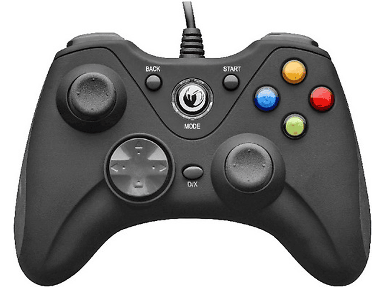 Gamepad Nacon Gc100xf negro gc100 de juegos color mando controller para bioworld pcgc100xf
