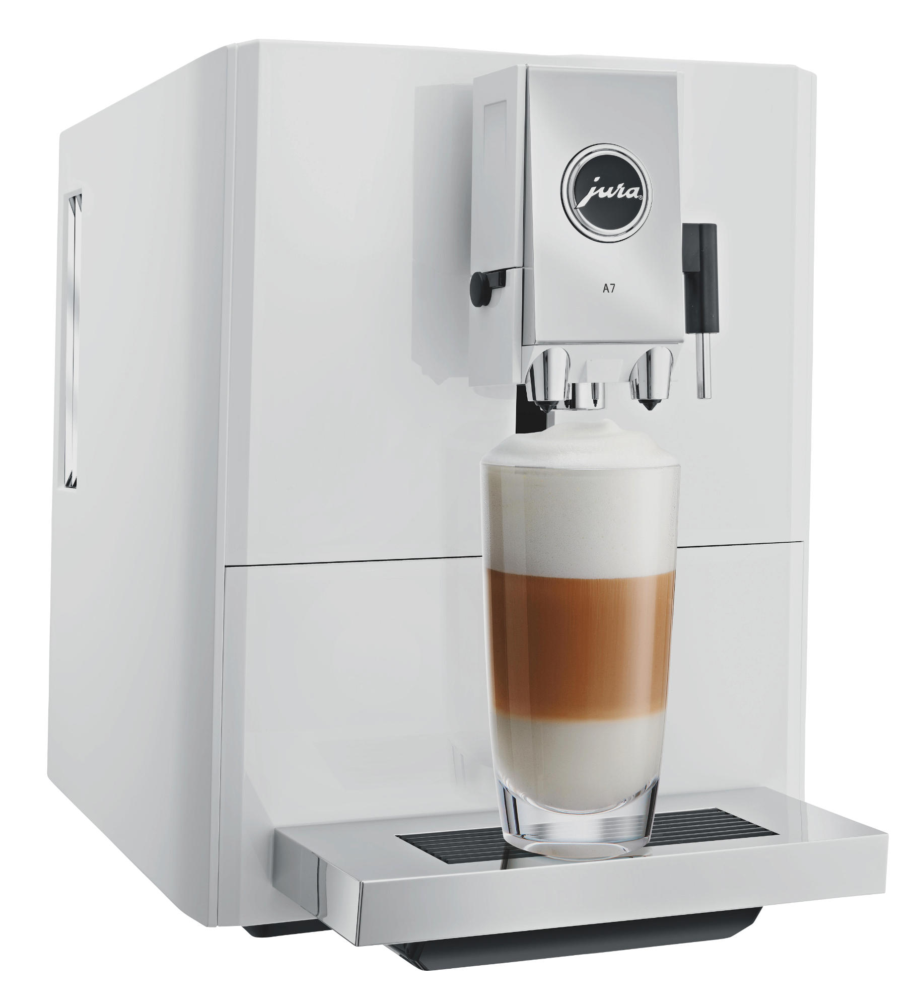 JURA A7 Kaffeevollautomat Piano White