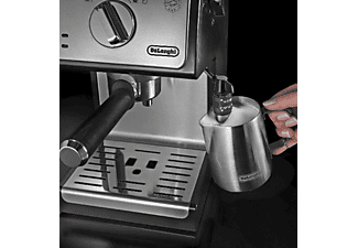 Cafetera express - De Longhi ECP35.31, Potencia 1100W, 15 bares de presión, Sistema Cappuccino