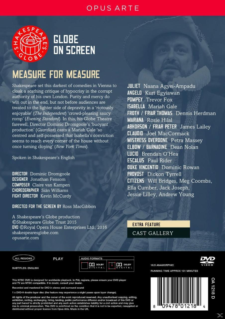 DVD-Cover mit Text über ein Theaterstück, mit Schauspielern, Logo und dunklem Hintergrund.