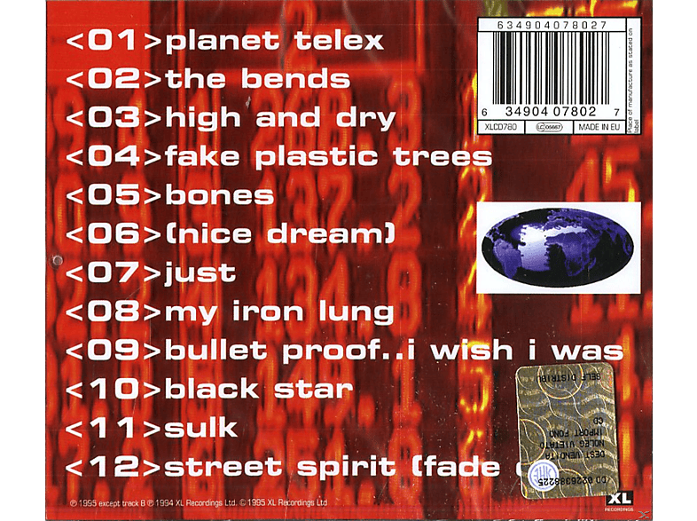 Thumbnail - Radiohead - The Bends (CD)