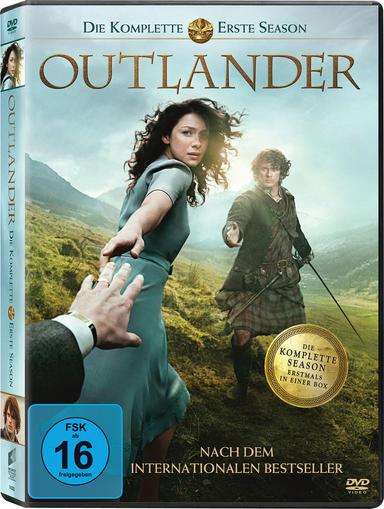 DVD-Cover mit Mann und Frau auf einem Feld.