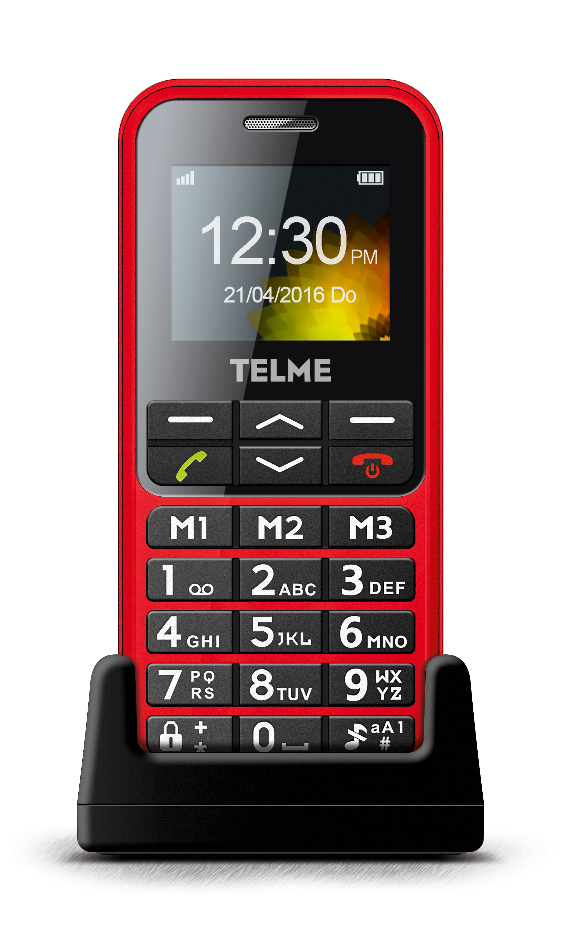 TELME C151 Seniorenhandy, Rot