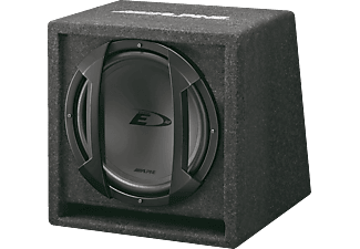 ALPINE SWE-815 SUBWOOFER AKTIV - Subwoofer (Schwarz)