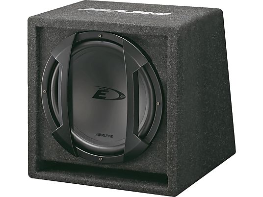 ALPINE SWE-815 SUBWOOFER AKTIV - Subwoofer (Schwarz)