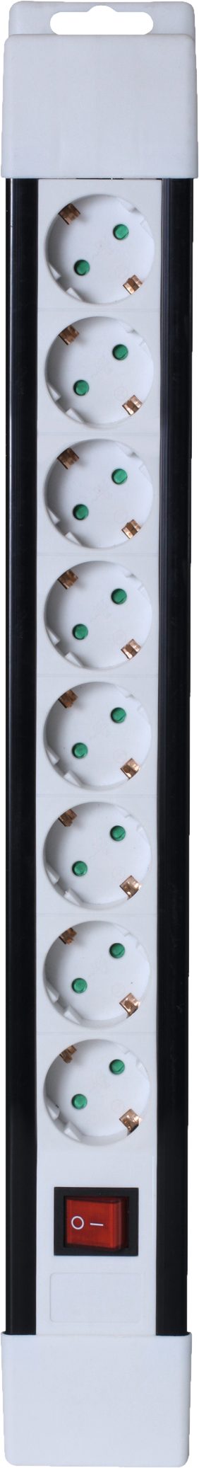 HOME PNV 08K/WH Világító kapcsolós hálózati elosztó