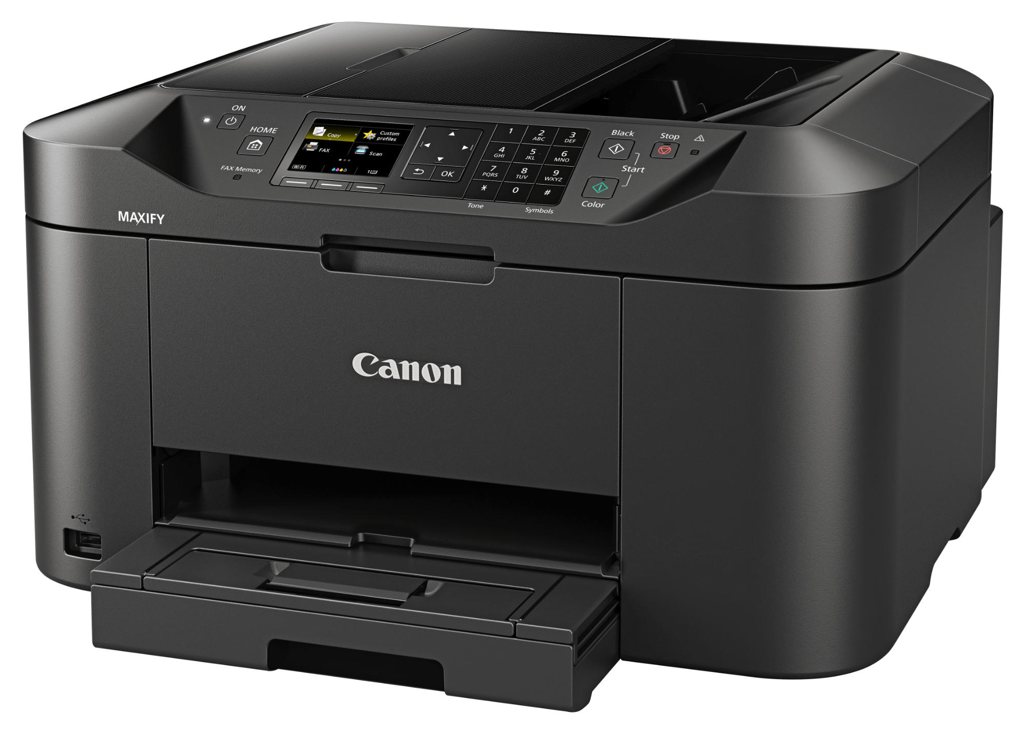 Impresora - Canon MAXIFY MB2150, Inyección de tinta, A4 Doble cara, Wifi, Negro