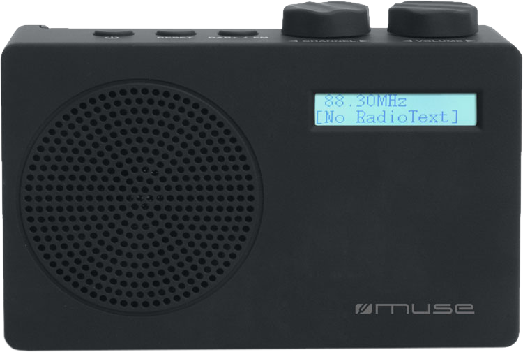 MUSE M100DB DAB+ rádió, fekete