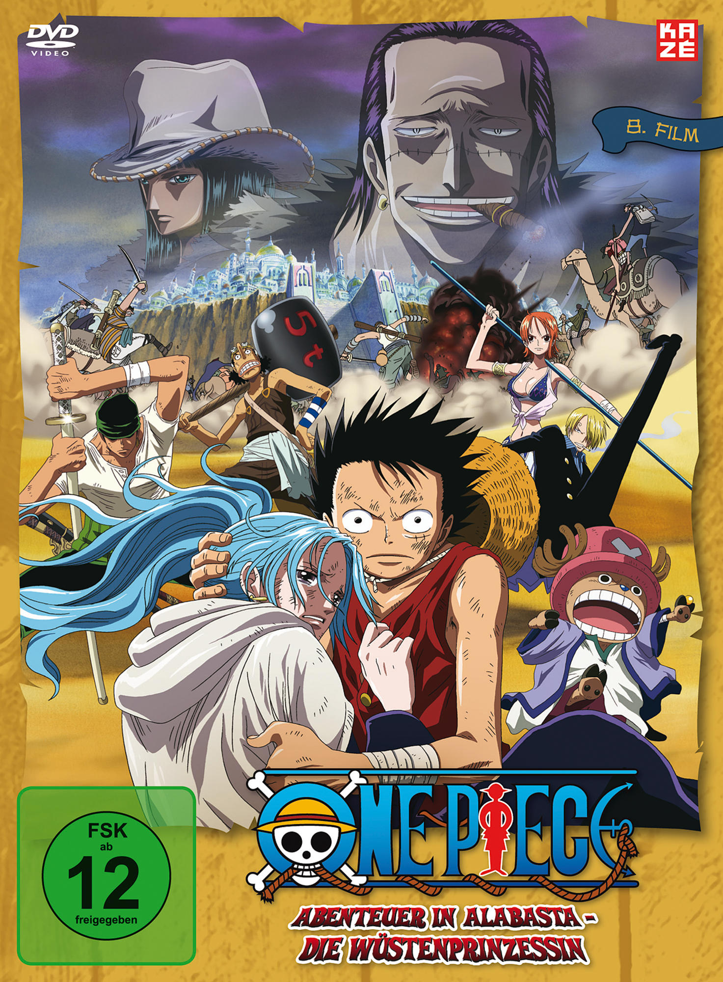 One Piece - 8. Wüstenprinzessin Alabasta Abenteuer - in - DVD Die Film