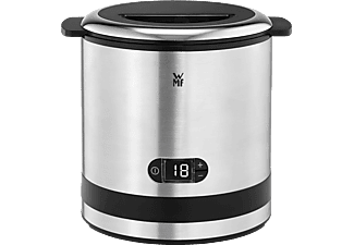 WMF WMF Kitchenminis - Gelatiere 3-in-1 - 12 Watt - Volume contenitore 0.30 l - acciaio inox - Macchina per il ghiaccio (Cromargan® opaco)