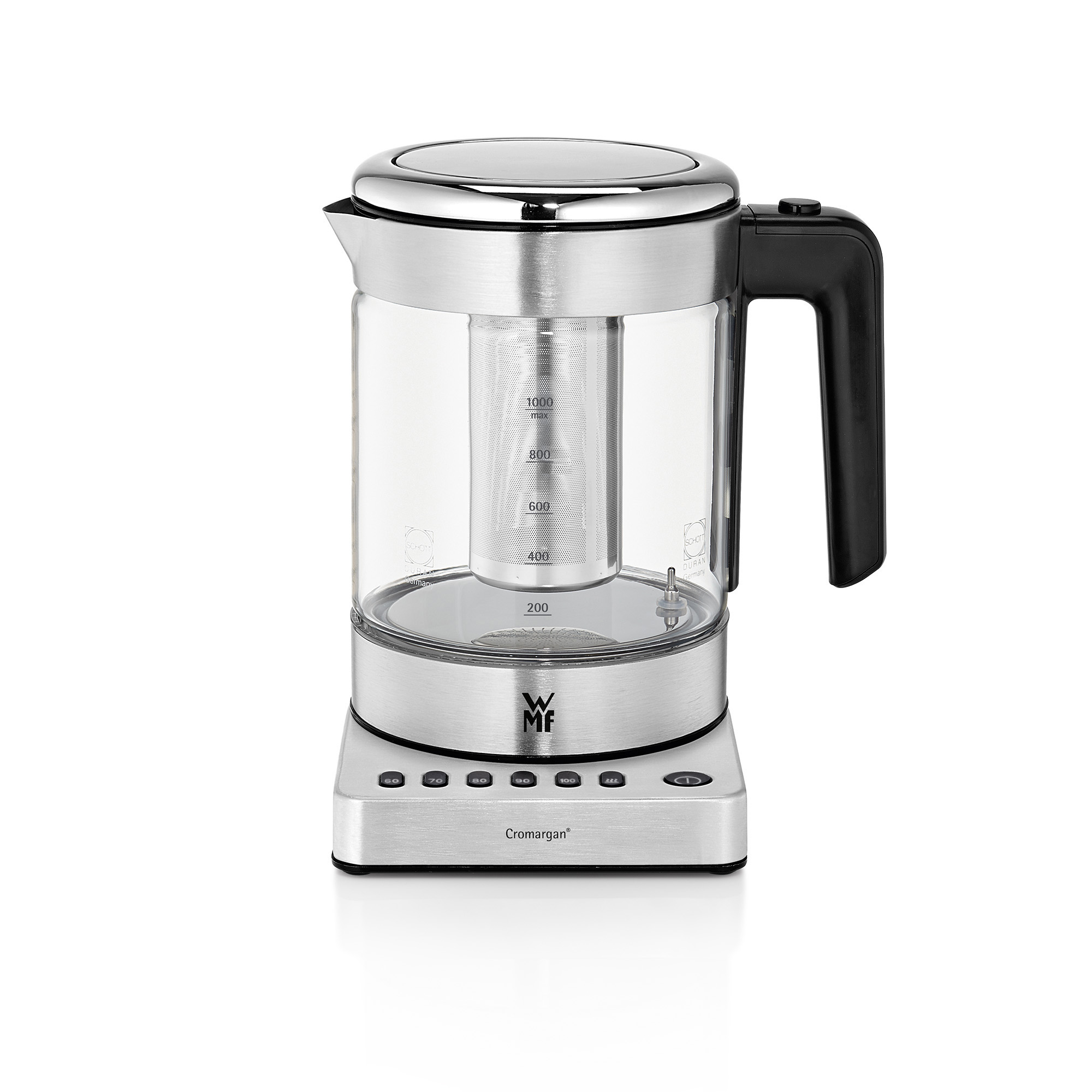 WMF 04 1318 0011 KÜCHENminis® Wasserkocher, Cromargan® matt