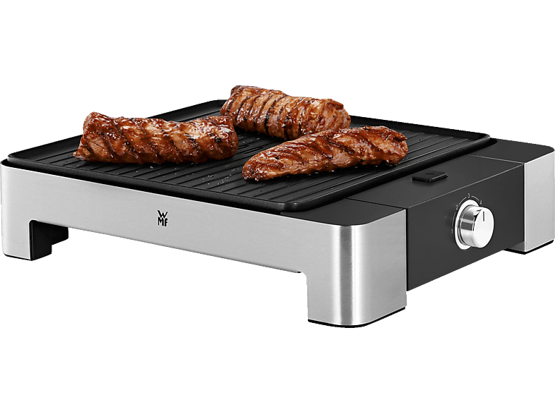 WMF 04.1519.0011 Lono Quadro Elektrogrill, Cromargan® matt (1250 Watt)