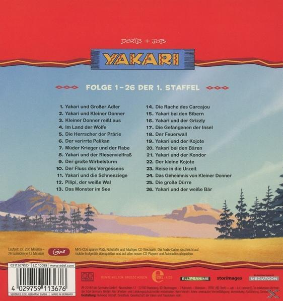 Yakari - Staffelbox (1.1)  - (MP3-CD)