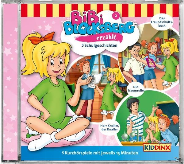 CD-Cover: Bibi Blocksberg-Cartoon. Mädchen mit Schleife im Haar.