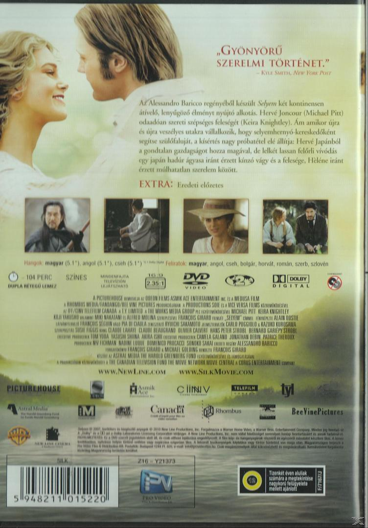 DVD tok hátulja egy férfi és nő képével, és szöveggel több nyelven.