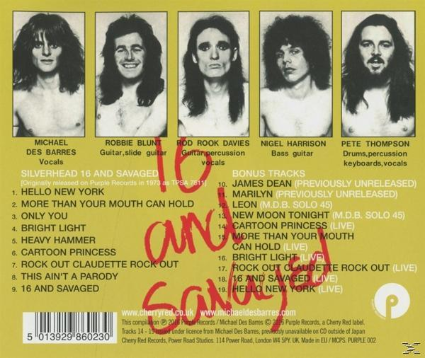 Silverhead - 16 And Savaged (Expanded Edition)  - (CD)