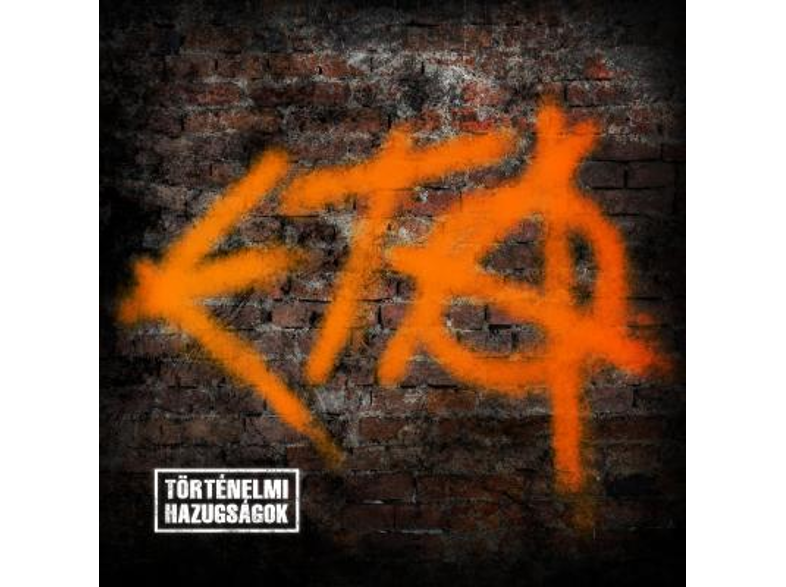 Graffiti stílusú kép egy téglafalon. Az 'ETA' szó narancssárgára van fújva. Alatta fehér szöveg.