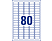AVERY ZWECKFORM AVERY Zweckform Mini etichette rimovibili, 35.6 x 16.9 mm, 2000 etichette -  (Bianco)