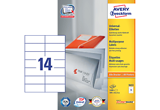 AVERY ZWECKFORM AVERY Zweckform Etichette, 105 x 42.3 mm -  (Bianco)