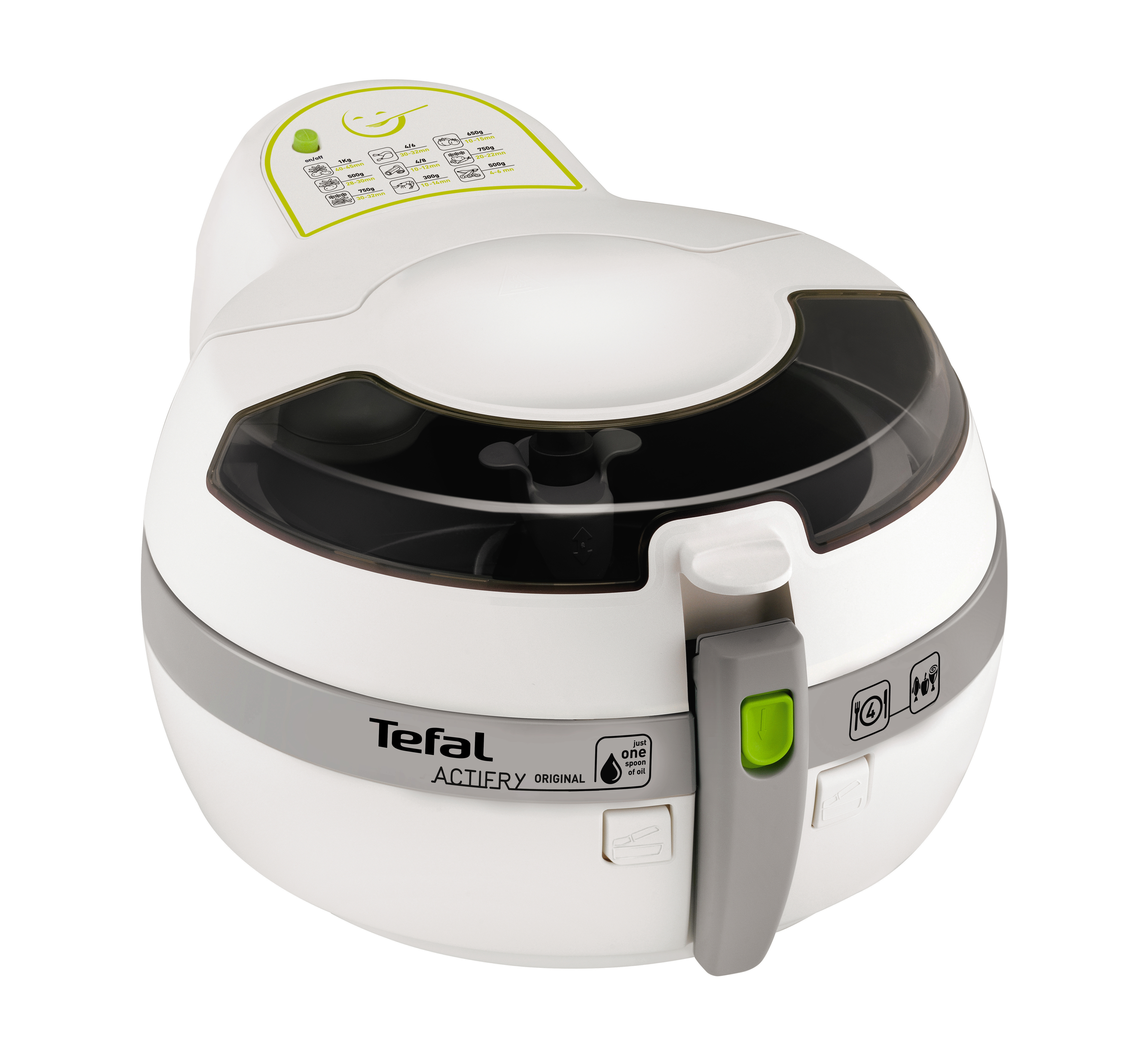 TEFAL FZ 7010 ActiFry Heißluftfritteuse 1400 Watt Weiß/Grau