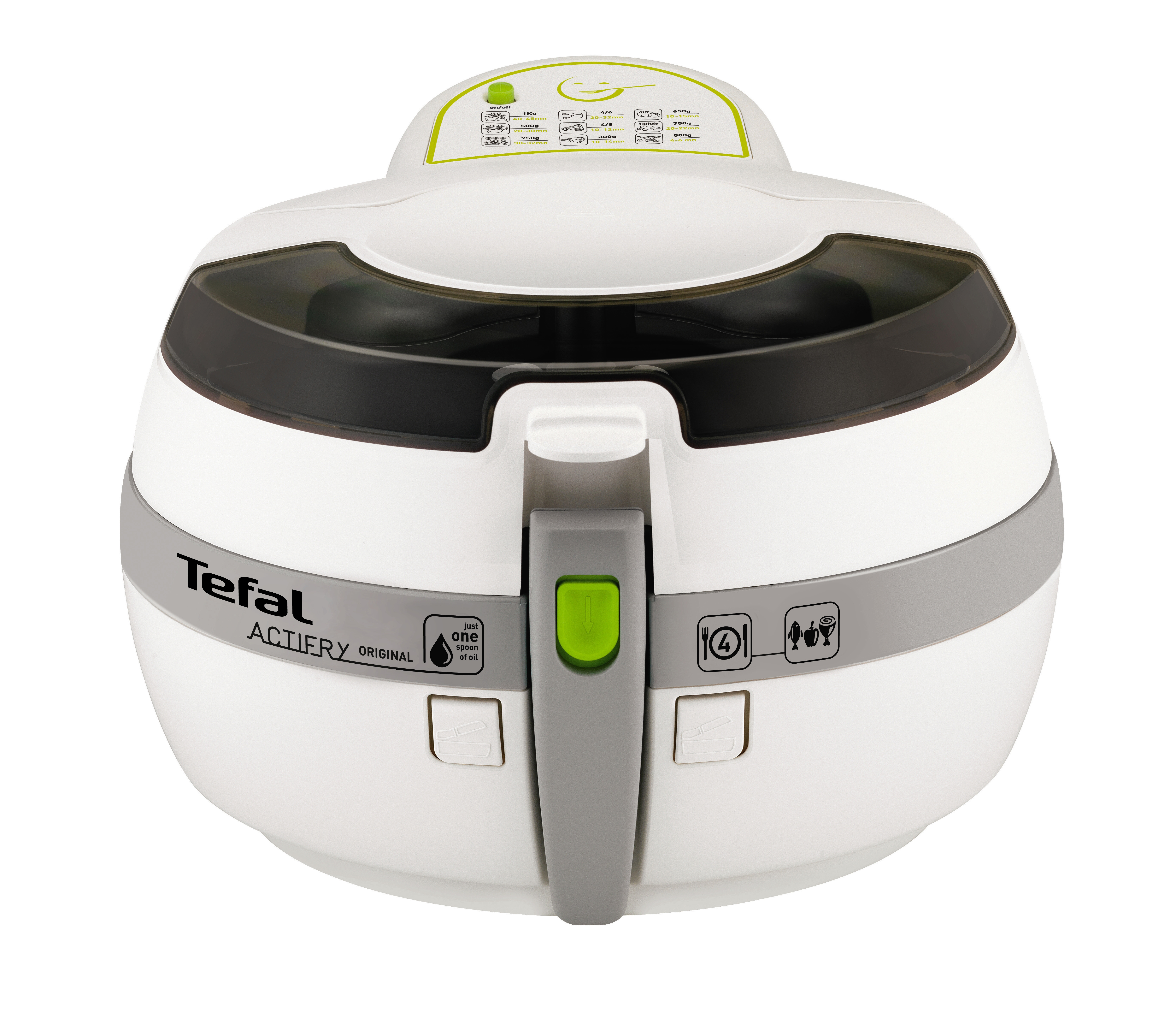 TEFAL FZ 7010 ActiFry Heißluftfritteuse 1400 Watt Weiß/Grau