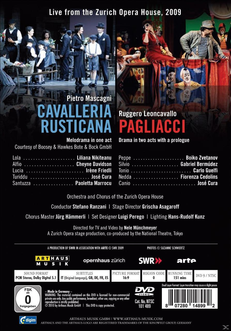 VARIOUS, Orchestra Opera Zurich - Chorus House Rusticana/Leoncavallo: (DVD) Of Mascagni: The - And Cavalleria Pagliacci