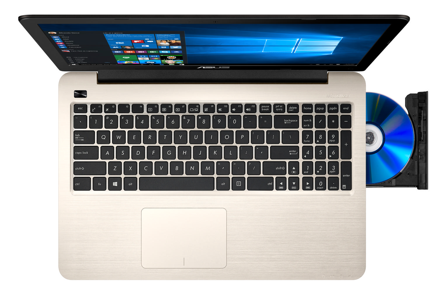 ASUS X556UR XX152TC Intel Core i5-6200U 2.3/2.8 GHz 12GB 1 TB Geforce 930MX 2GB Windows10 Laptop Gold