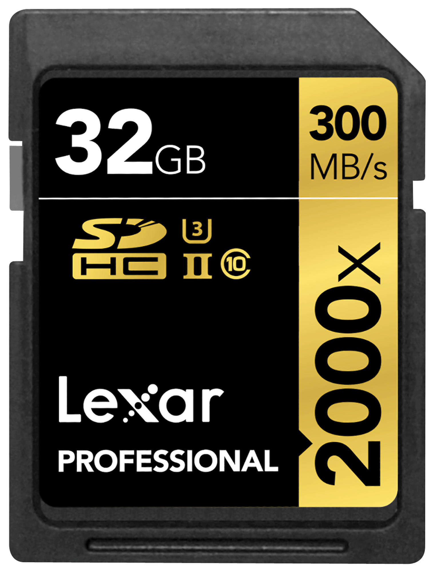 LEXAR 32GB Professional 2000x SDHC™ UHS-II, 300MB/s okuma 260MB/s yazma C10 V90 U3 Hafıza Kartı