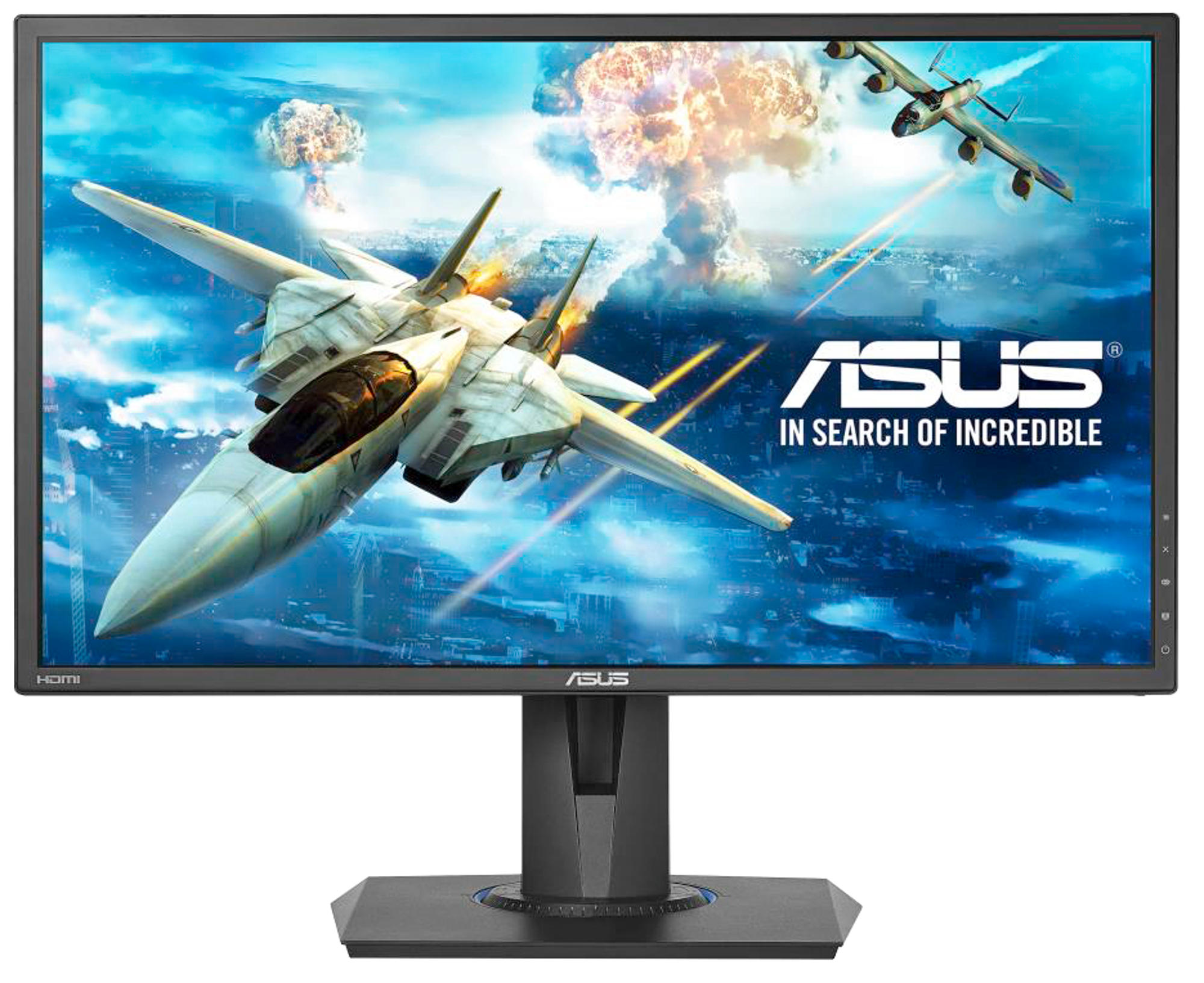 Monitor gaming - ASUS VG245H, Full HD, 24”, 1 ms, 75 Hz, GameFast Input, GameVisual, Negro