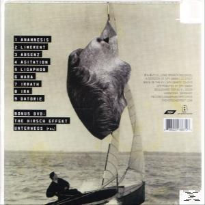 Albumcover mit einem Schwarz-Weiß-Bild eines Gesichts. Enthält Songtitel und Text auf weißem Hintergrund.