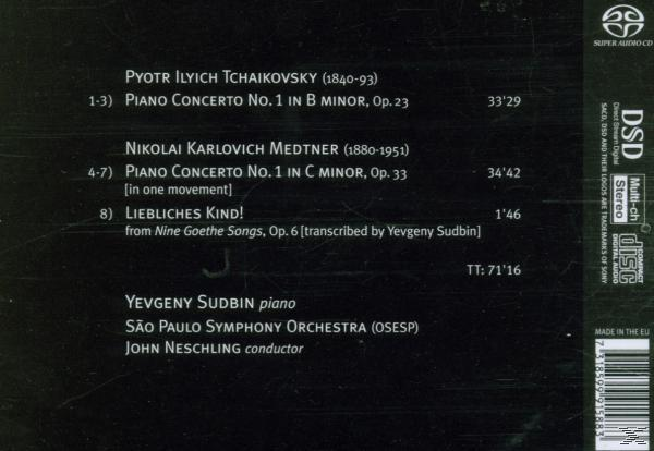 SUDBIN/SAO PAULO SYMPHONY ORCHESTRA - Erste Klavierkonzerte  - (SACD Hybrid)