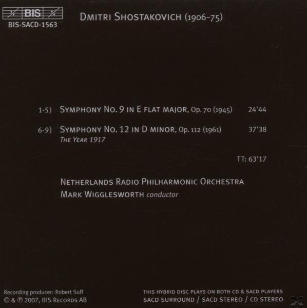 VARIOUS - Symphonies Nos 9 & 12  - (SACD Hybrid)