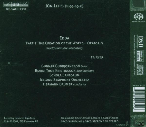 Jon Leifs - Edda I.Die Erschaffung D.Wel  - (SACD Hybrid)