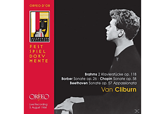 Van Cliburn - 2 Klavierstücke op.118,Sonate op.26,op.58,op.57  - (CD)